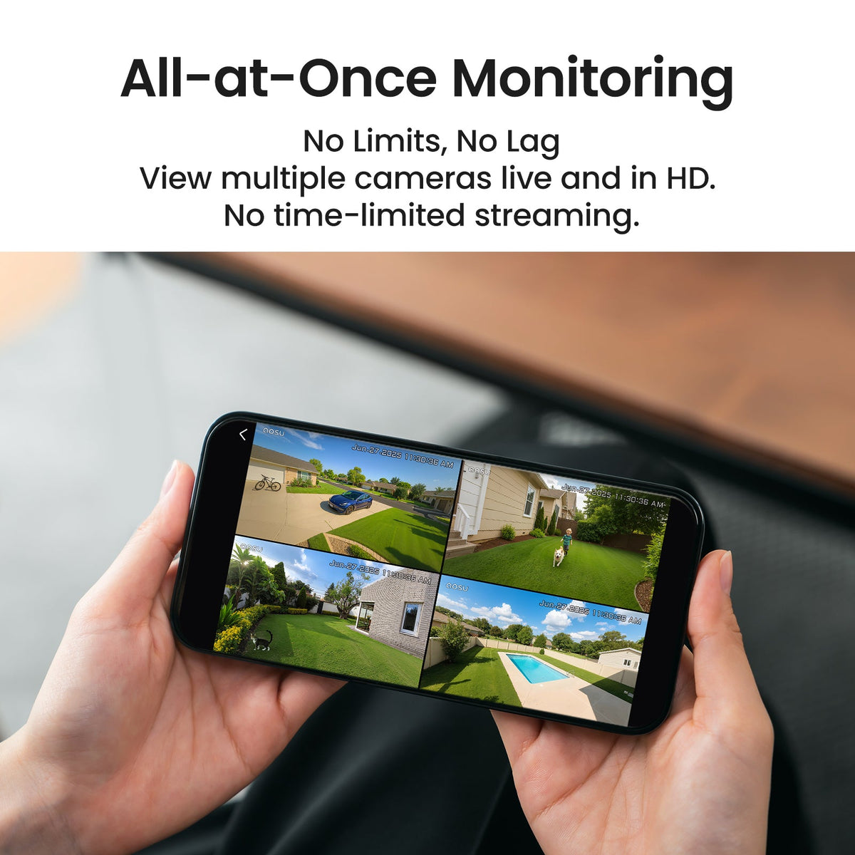 aosu T2 Ultra + Video Doorbell Pro + Floodlight Cam Pro + IndoorCam P1 Pro
